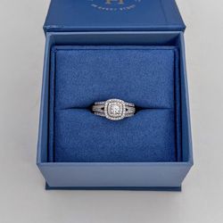 Helzberg Diamond Engagement/Wedding Ring Set