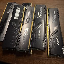 Kingston HyperX Fury 32GB 2Rx8 XMP4-3200-UB2-11 DDR4 Desktop Memory RAM 3200Mhz