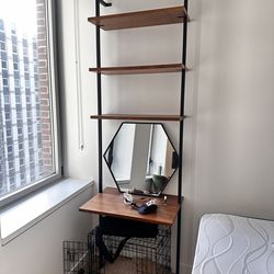 CB2 Desk Bookshelf