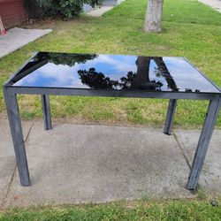 small black dining table