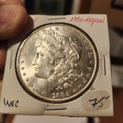 1884 O Morgan Silver Dollar 