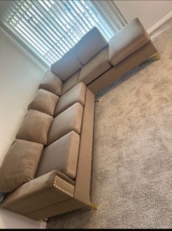 Tan sectional- pick up ONLY