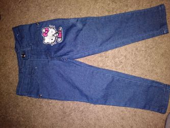 Hello kitty toddler girl jeans