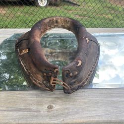 Antique Leather Horse Collar/ Yoke (mirror Under It Not Included)