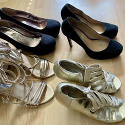 Lot of 4 Steve Madden Women’s Sz 8.5 Shoes 