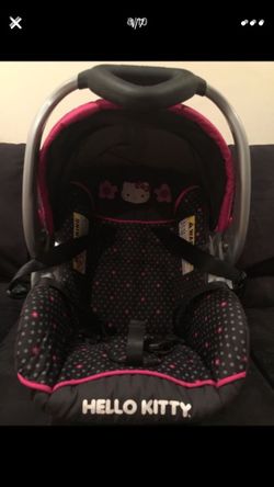 Baby trend hello kitty car seat with base panel for Sale in