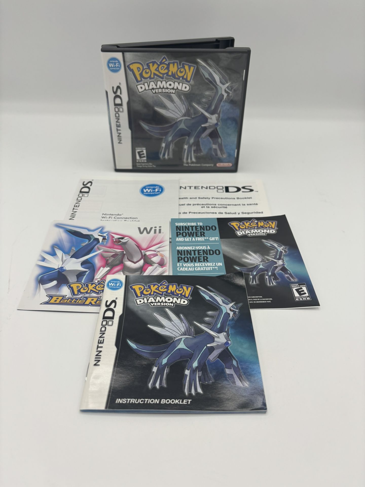 Pokemon Diamond Nintendo DS Original Case + Manual + Inserts *No Game Cartridge*