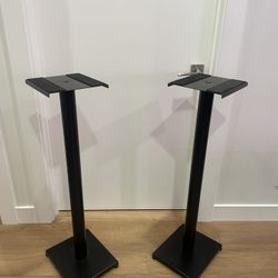 Pair of Studio Speaker/Monitor Stands – Metal Podiums