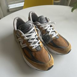 New Balance 990v6 Made in USA Workwear Tan Wheat Silver SZ 11 Men's U990TN6