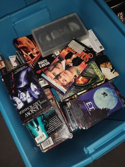 VHS movies. Disney, Star wars, et, many. Approximately 80-100 movies
