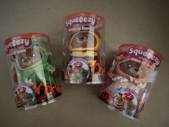 Dress up squishy squeezy bears