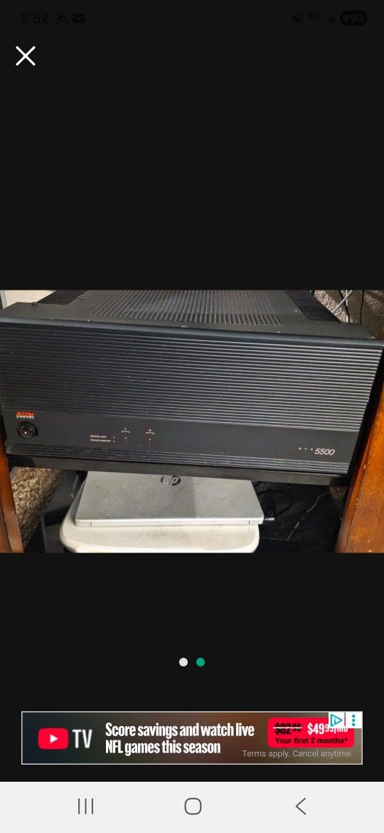 Adcom GFA-5500  2 Channel Amplifier 