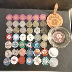 Forty-Six Piece Vintage Casino Collectibles Collection!!! 