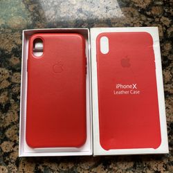 New iPhone X leather case Apple