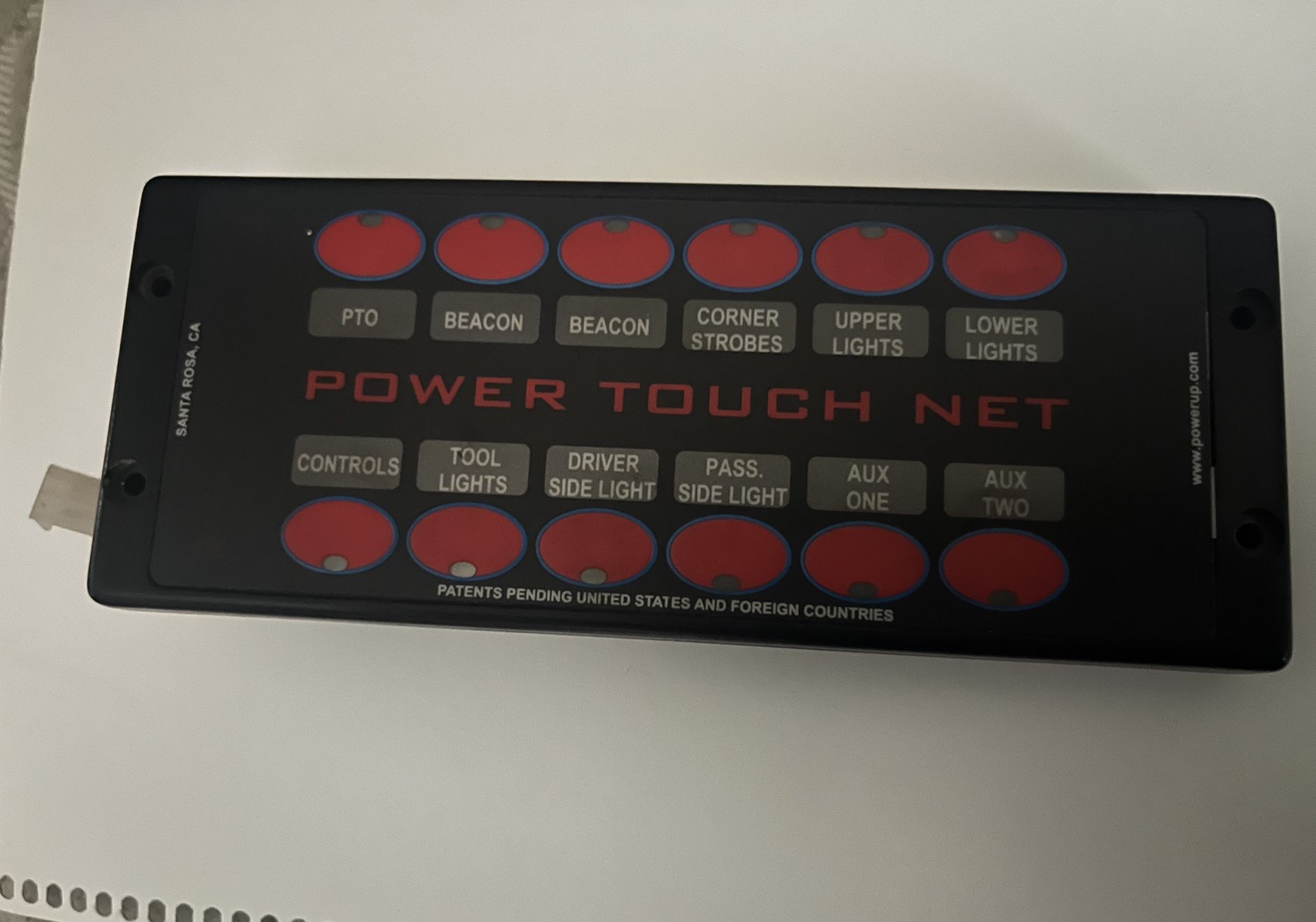 Power Up Switch Panel
