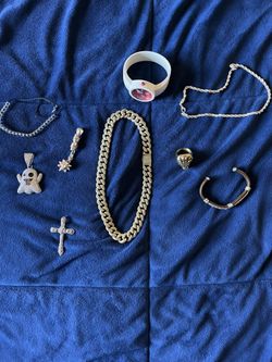 Jewelry Set Bundle Chain, Watch, Ring, Bracelet
