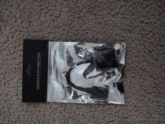 DisplayPort To DVI Adaptor Cable