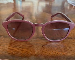 Pink Round Frame Sunglasses
