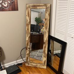 Farmhouse Wood Mirror 55x20