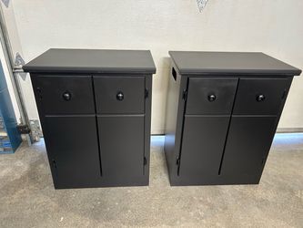 Nightstands or cabinets