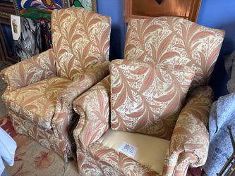 The Charles Stewart Company Hickory, NC Pair of Swivel Chairs