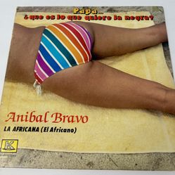 Anibal Bravo Papa Que Es Lo Que Quiere Vinyl LP 1983 Latin Miami K-49019 VG VG+