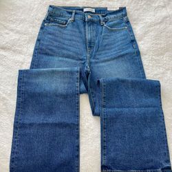 LOFT High Rise Wide Leg Jeans  26/2