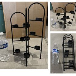 Black Metal tea Candle Holder