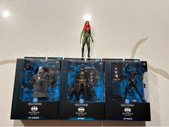 DC McFarlane Multiverse Batman 89 Catwoman Penguin Poison Ivy Lot