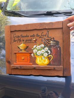 Wood wall decor