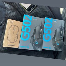 Logitech Gaming Mouses Plus A Regular One