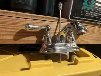 3 Hole Chrome Sink Faucet