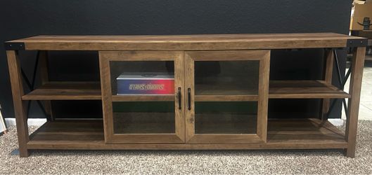 70” 2 door TV stand