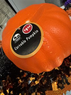 15 Carvable Pumpkins W Tags 