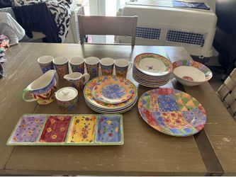25 pc Sango - The Sweet Spot, Sweet Biscuit Dishware Set
