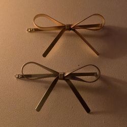 BOW HAIR PINS 