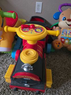 Steam Express 0001 Kids Ride-On Train Toy