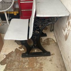 Antique School Desk