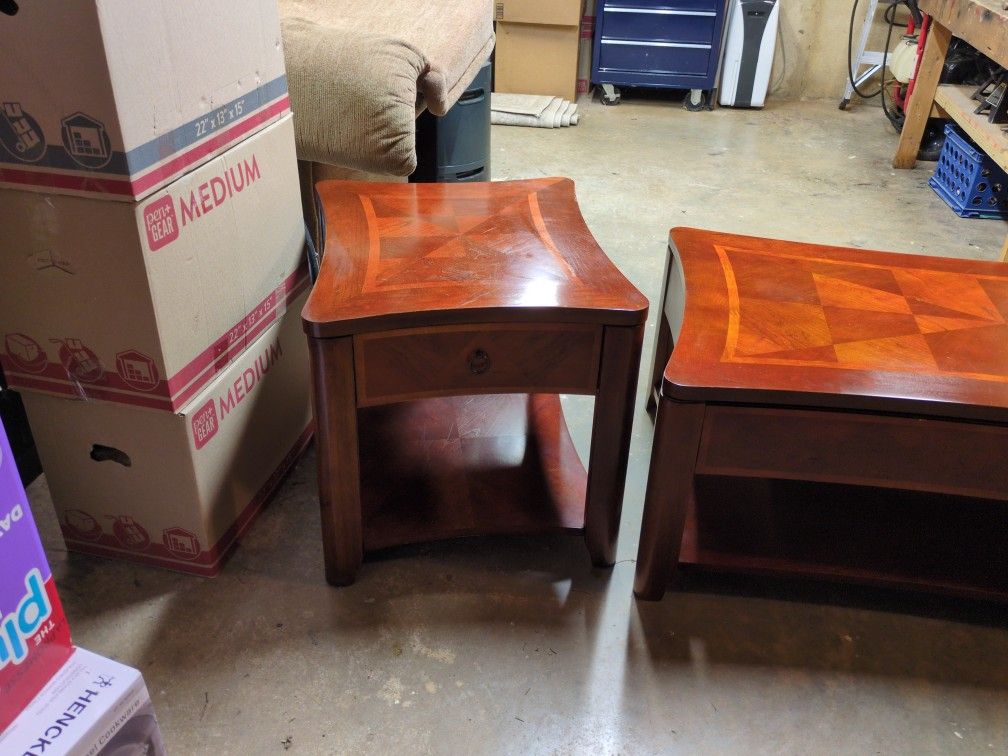 Coffee Table And End Tables
