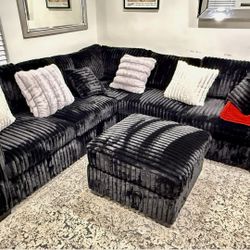 Black Sectional Couch