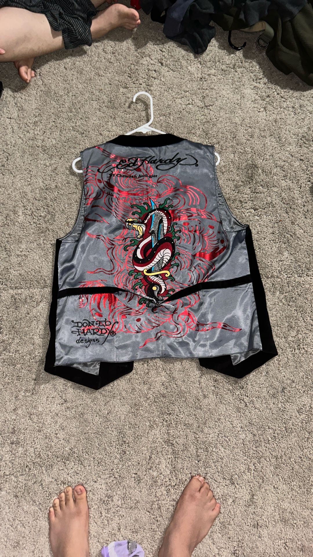 Ed Hardy, Black, Size medium