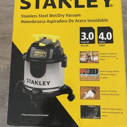 Brand New Stanley Wet/Dry Vacuum 