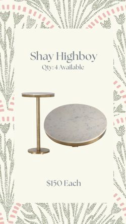 Cocktail tables (4 available)