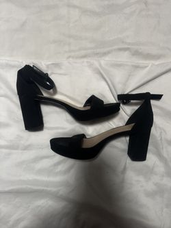 Black Heels With Strap