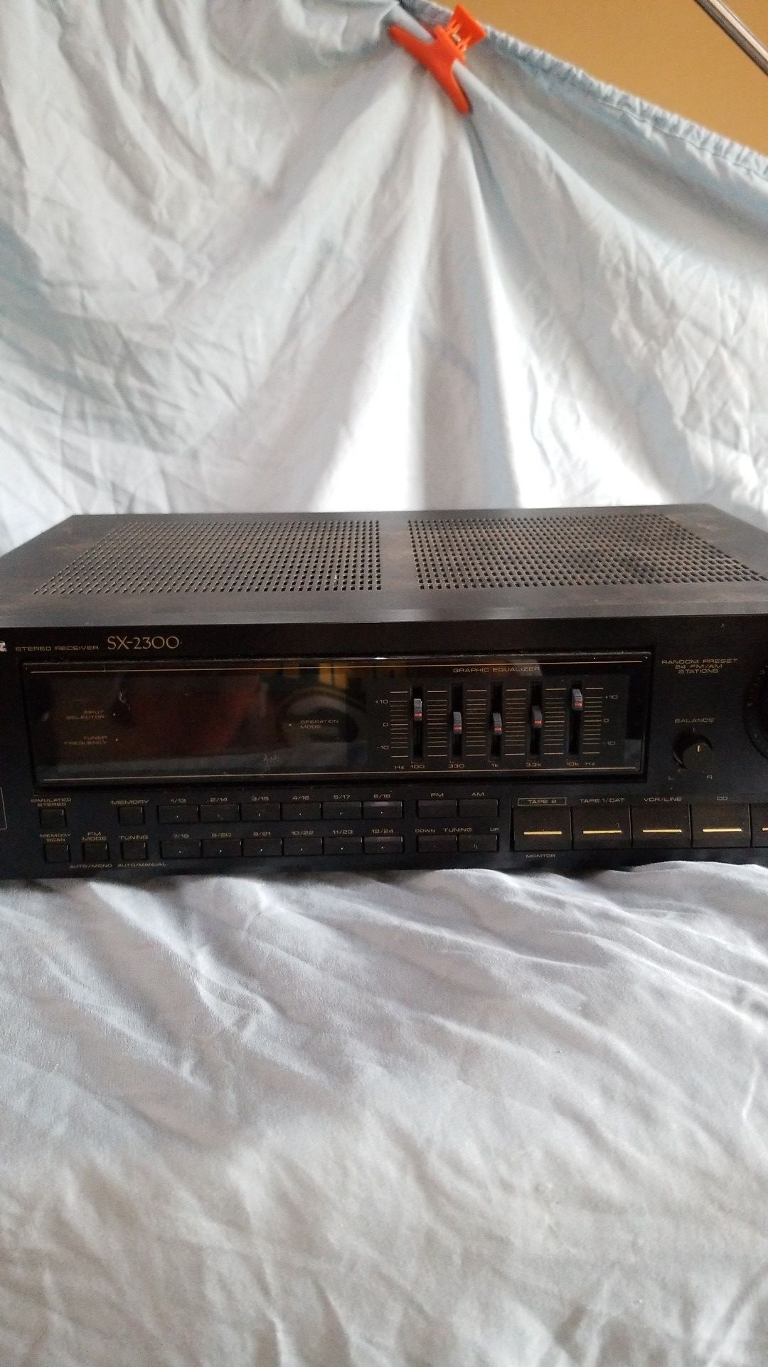 Vintage Pioneer SX-2300 AM/FM Receiver with 5 band graphic equaliser