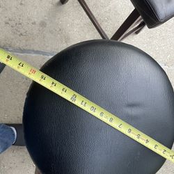 bar stools used dark brown and black top