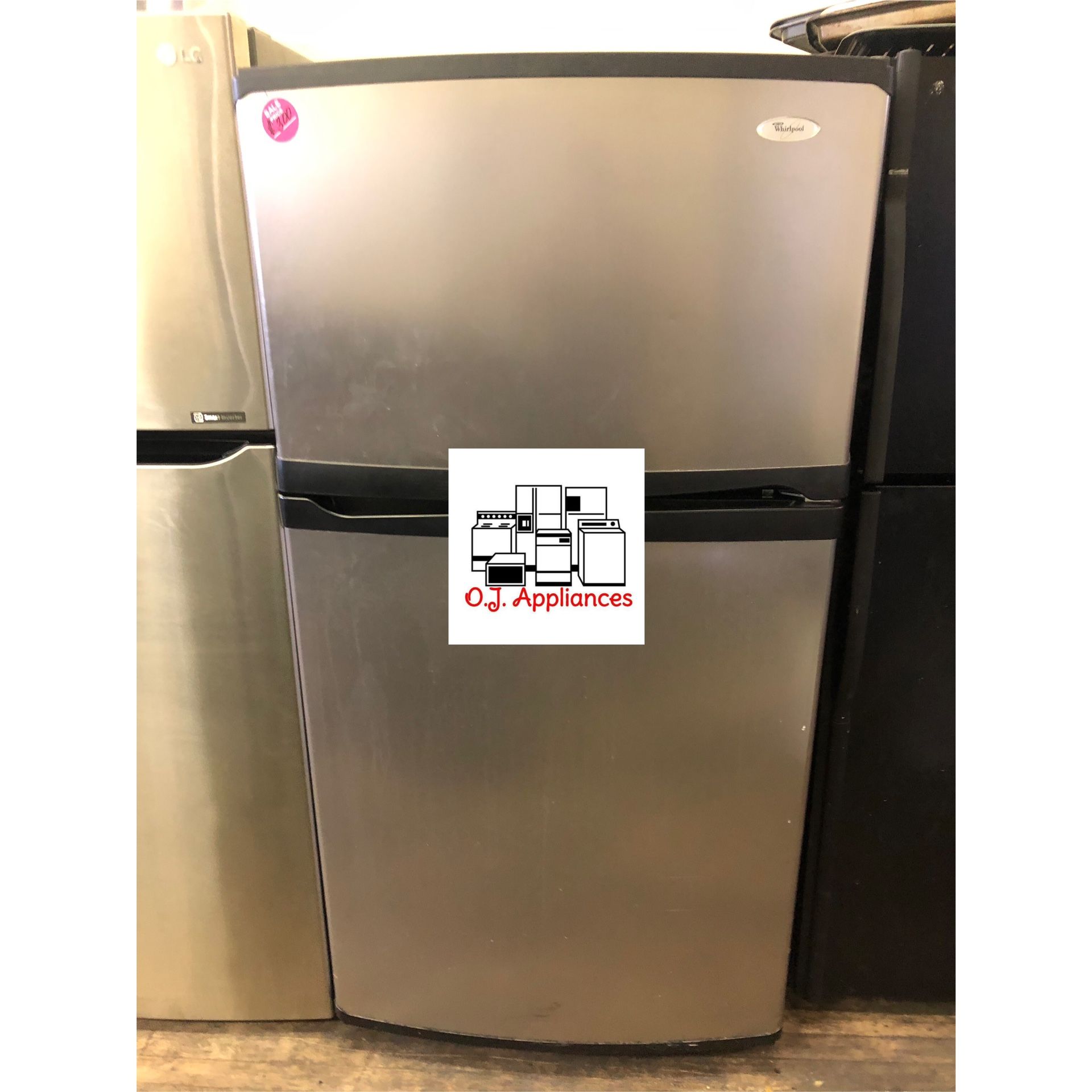 Whirlpool stainless steel top mount refrigerator