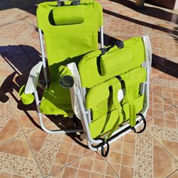 2 Backpack Chairs 