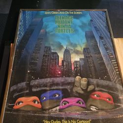 Teenage Mutant Ninja Turtles Orignal Movie Poster 
