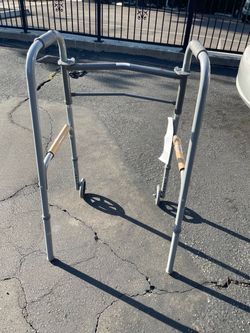 Folding Walker with Front Wheels